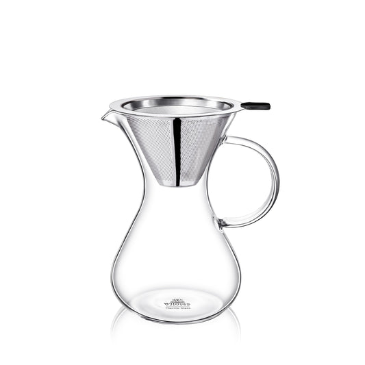 Wilmax Koffiekaraf 500 ml Glas Transparant WL-888852/A