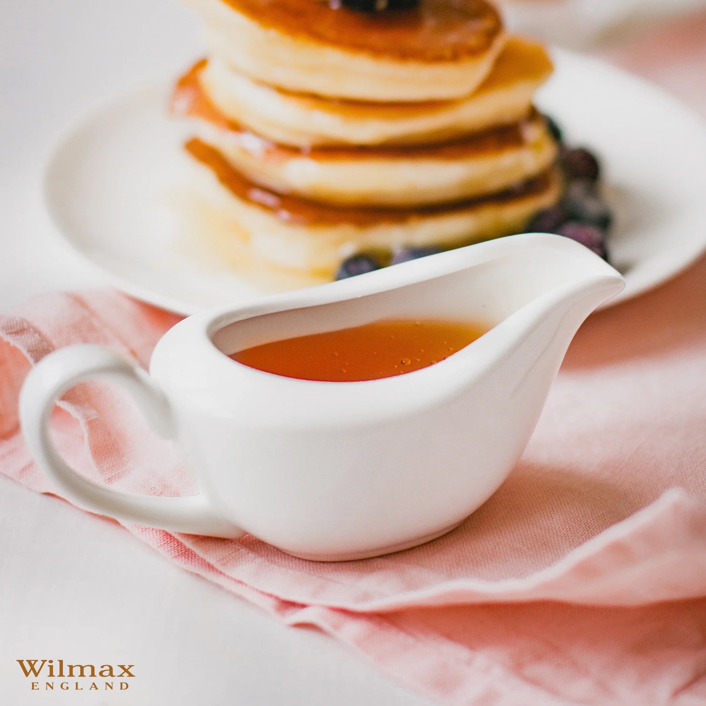 Wilmax Sauciere, 100 ml, Porzellan, WL-996014/A