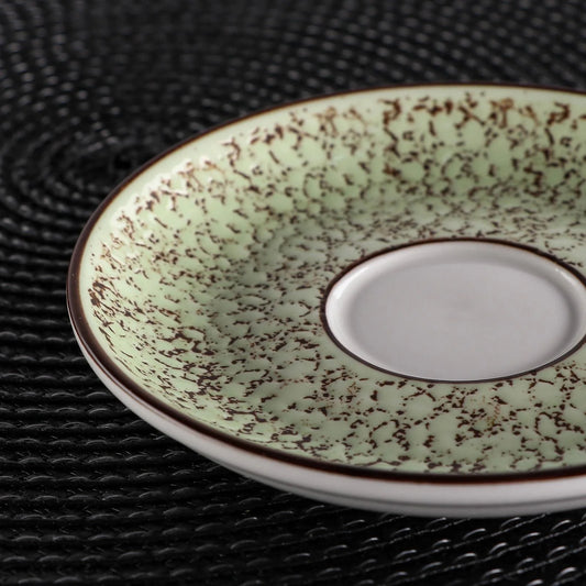 Wilmax Porzellan Untertasse, 15 cm, Splash Pistachio Kollektion, WL-667136/B